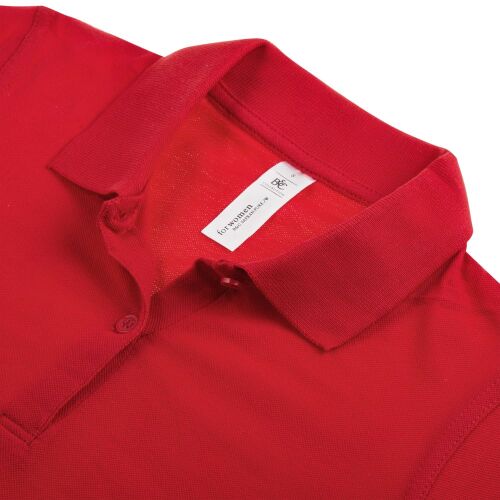 Рубашка поло женская Safran Pure красная, размер XL 3