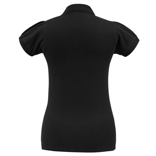 Рубашка поло женская Heavymill черная, размер S 2