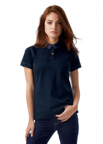 Рубашка поло женская DNM Forward серый меланж, размер XL 4
