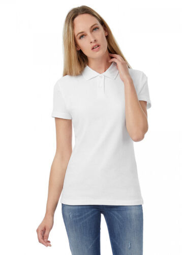 Рубашка поло женская ID.001 белая, размер XL 4