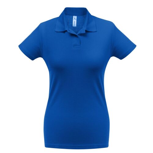 Рубашка поло женская ID.001 ярко-синяя, размер 3XL 1