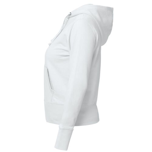 Толстовка женская Hooded Full Zip белая, размер XS 2