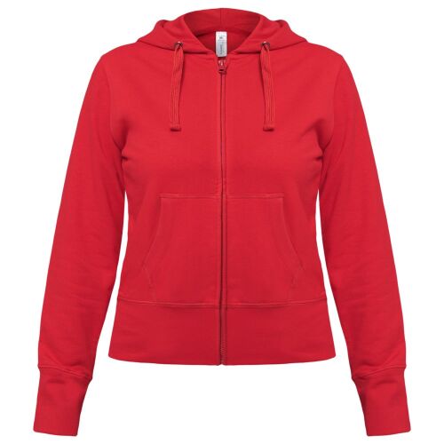 Толстовка женская Hooded Full Zip красная, размер XL 1
