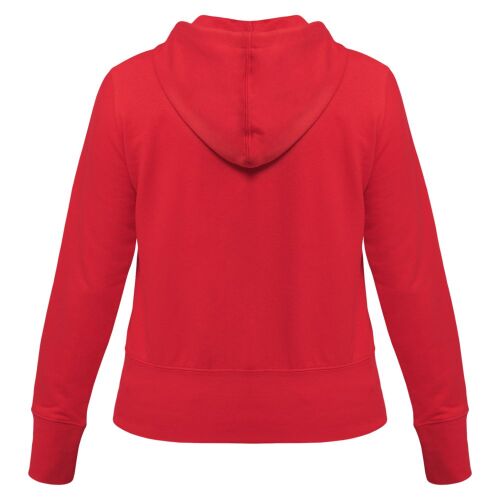 Толстовка женская Hooded Full Zip красная, размер L 3