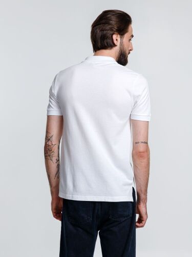 Рубашка поло мужская Adam, белая, размер XXL 4