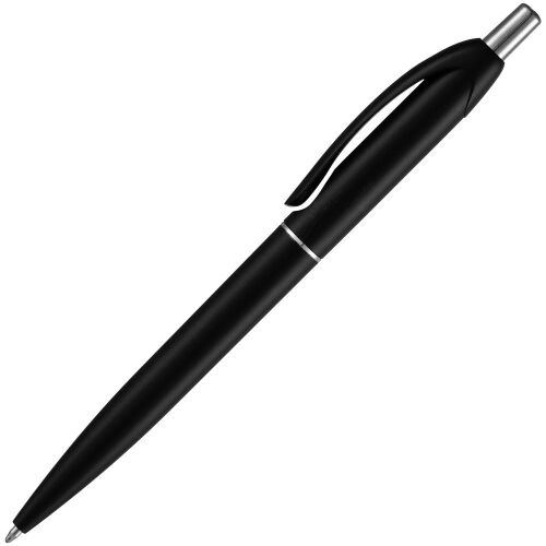Ручка шариковая Bright Spark, черный металлик 2