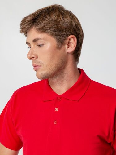 Рубашка поло мужская Spring 210 красная, размер S 6