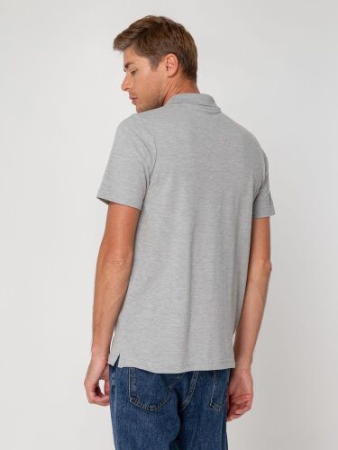 Рубашка поло мужская Virma light, серый меланж, размер M 5