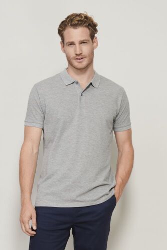 Рубашка поло мужская Planet Men, серый меланж, размер XL 4