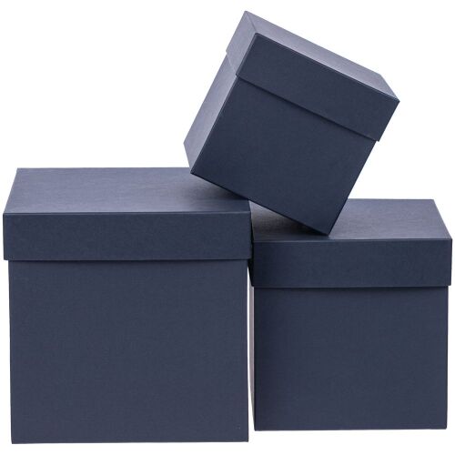 Коробка Cube, M, синяя 4