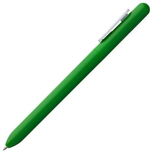 Ручка шариковая Swiper, зеленая с белым 3