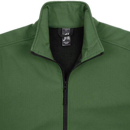 Куртка софтшелл мужская Race Men, темно-зеленая, размер M 3