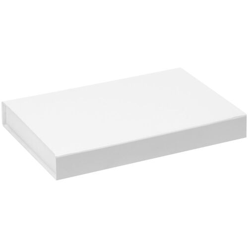 Коробка Silk с ложементом под ежедневник 13x21 см и ручку, белая 1