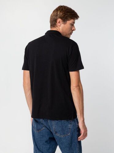 Рубашка поло мужская Summer 170 черная, размер M 5