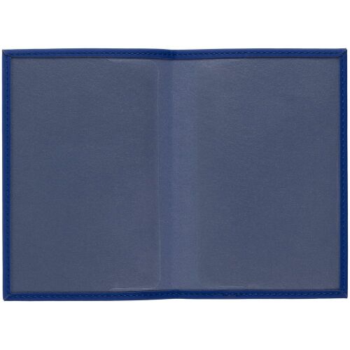 Обложка для паспорта Shall, синяя 3