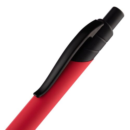 Ручка шариковая Undertone Black Soft Touch, красная 5