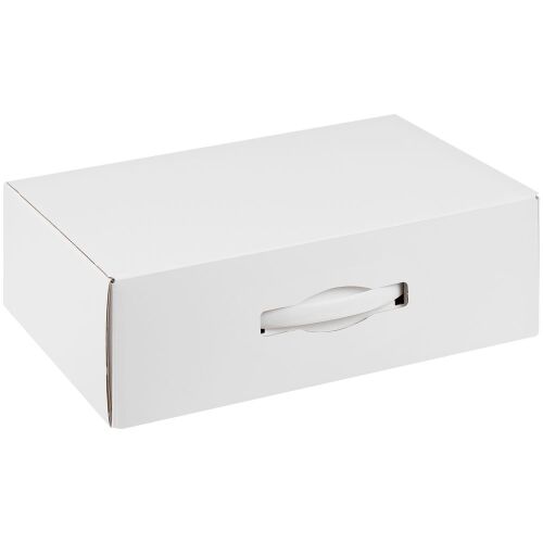 Коробка Matter Light, белая, с белой ручкой 1