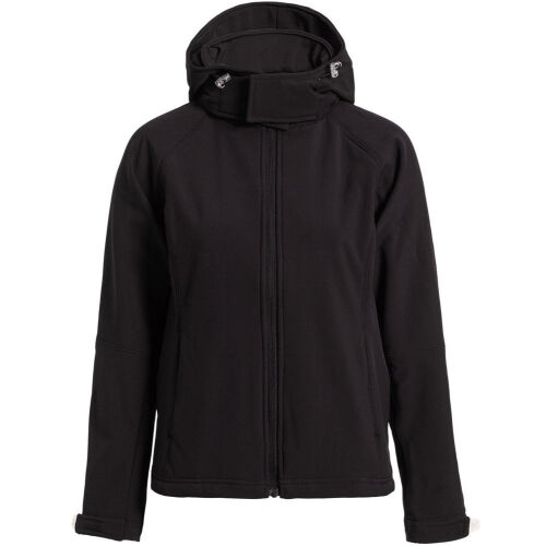 Куртка женская Hooded Softshell черная, размер XL 8