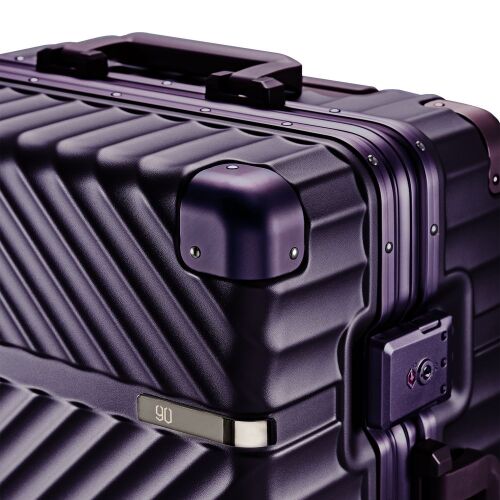 Чемодан Aluminum Frame PC Luggage V1, фиолетовый 2