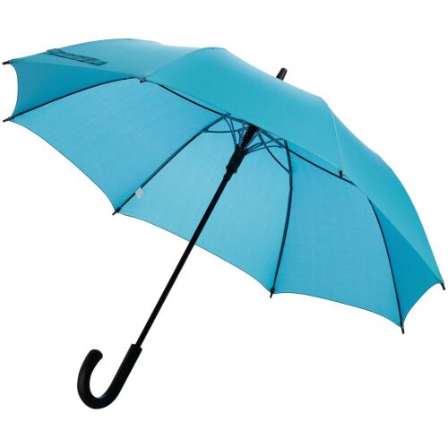 Зонт-трость Undercolor с цветными спицами, бирюзовый 1