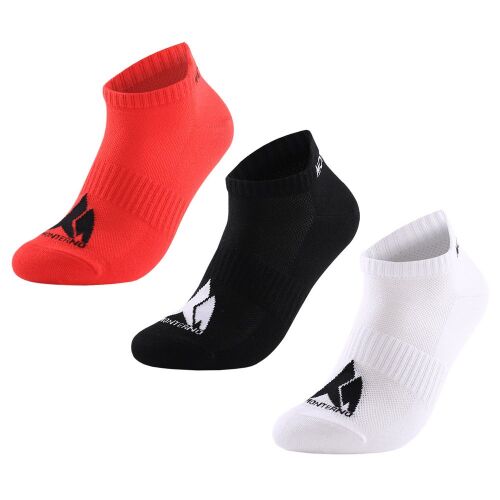 Набор из 3 пар спортивных носков Monterno Sport, красный, черный 1