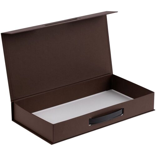 Коробка с ручкой Platt, коричневая 4