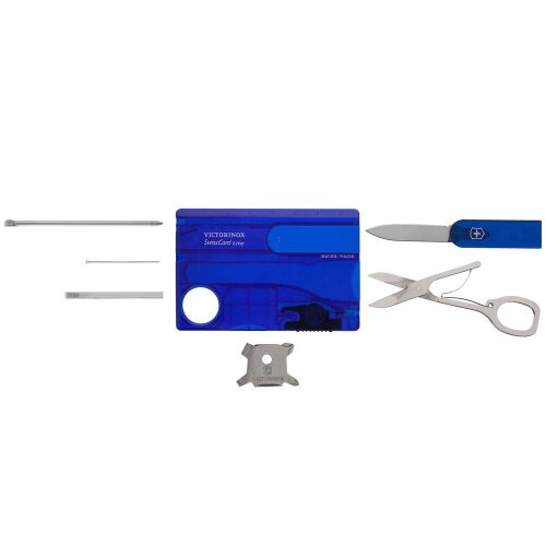 Набор инструментов SwissCard Lite, синий 4