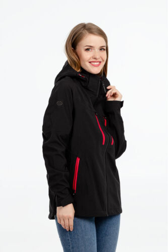 Куртка-трансформер женская Matrix черная с красным, размер L 4