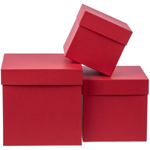 Коробка Cube, L, красная 4