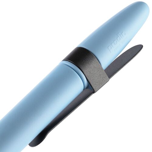 Ручка шариковая Prodir DS5 TSM Metal Clip, голубая с серым 5