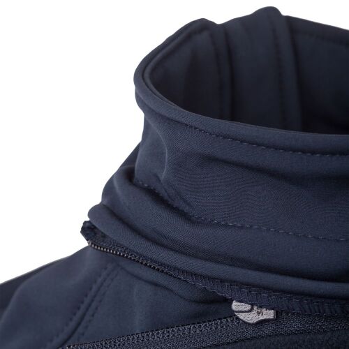 Куртка женская Hooded Softshell темно-синяя, размер M 3
