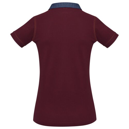Рубашка поло женская DNM Forward бордовая, размер XL 2