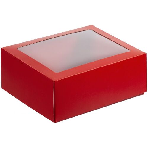Коробка с окном InSight, красная 1