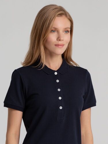 Рубашка поло женская Sunset темно-синяя, размер XXL 6