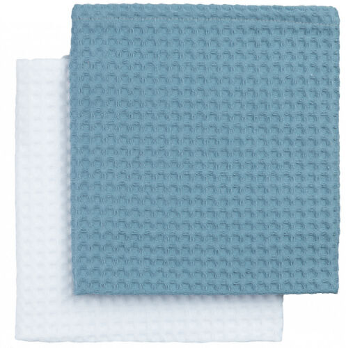 Набор кухонных полотенец Good Wipe, белый с серо-голубым 2