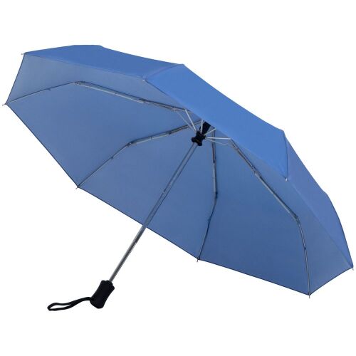 Зонт складной Manifest Color со светоотражающим куполом, синий 3