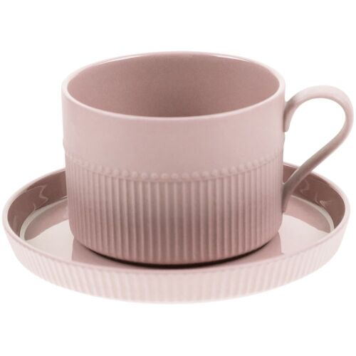 Чайная пара Pastello Moderno, розовая 8