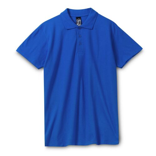 Рубашка поло мужская Spring 210 ярко-синяя (royal), размер S 8