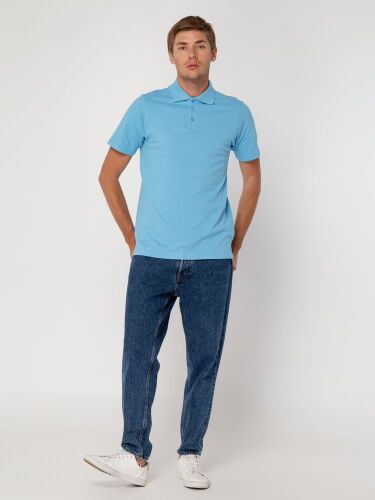 Рубашка поло мужская Virma light, голубая, размер L 7