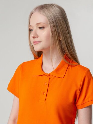 Рубашка поло женская Virma lady, оранжевая, размер S 7