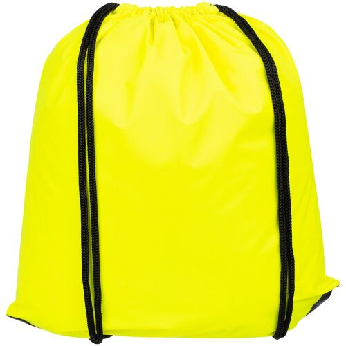 Рюкзак-мешок Manifest Color из светоотражающей ткани, желтый нео 3
