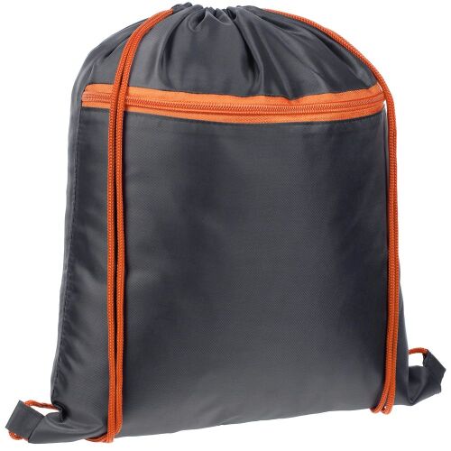 Детский рюкзак Novice, серый с оранжевым 1