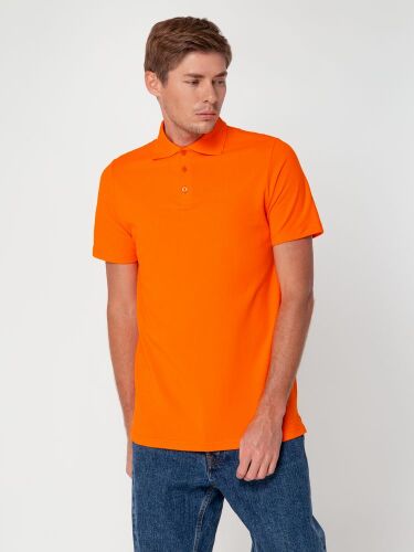 Рубашка поло мужская Virma light, оранжевая, размер S 4