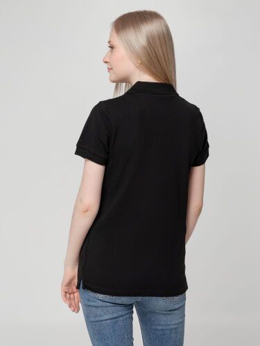 Рубашка поло женская Virma lady, черная, размер S 6