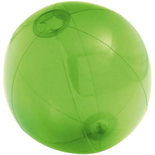 Надувной пляжный мяч Sun and Fun, полупрозрачный зеленый 1
