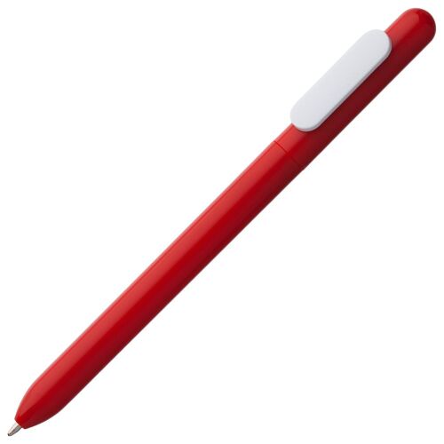 Ручка шариковая Swiper, красная с белым 1