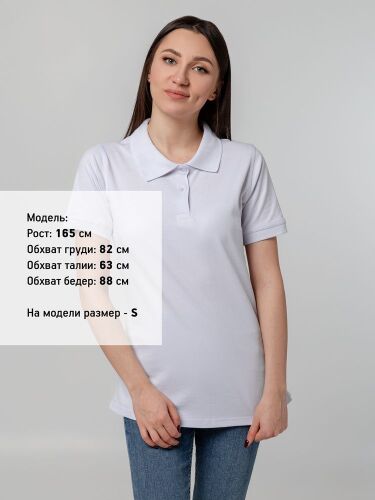 Рубашка поло женская Virma Stretch Lady, белая, размер M 3