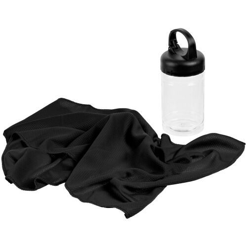 Охлаждающее полотенце Frio Mio в бутылке, черное 2