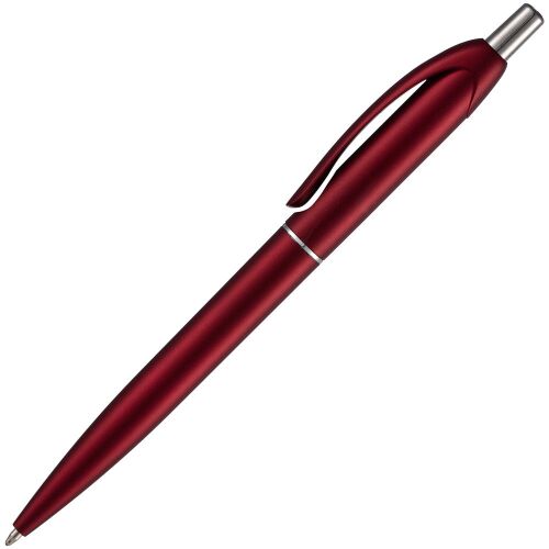 Ручка шариковая Bright Spark, красный металлик 2