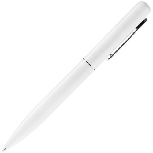 Ручка шариковая Scribo, матовая белая 4